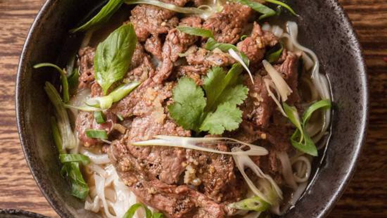 Vietnamese Sliced Beef 'Fuh'' Noodle Soup