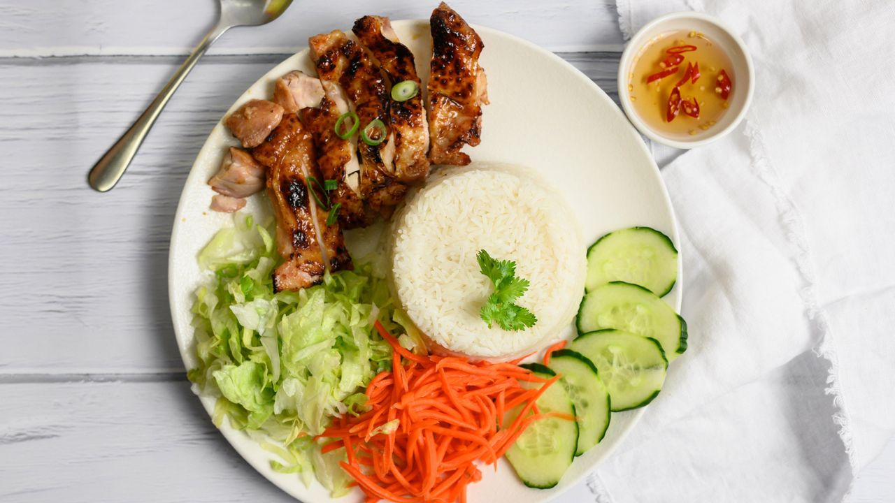 Roast Chicken on Rice