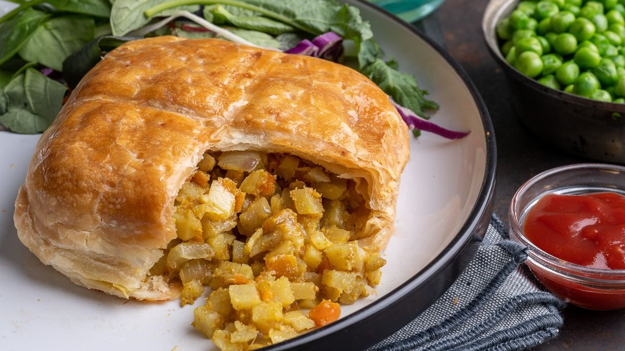Curried Vegetarian Pasties