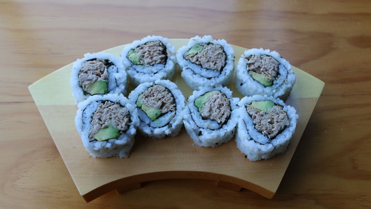 Cooked Tuna and Avo Roll