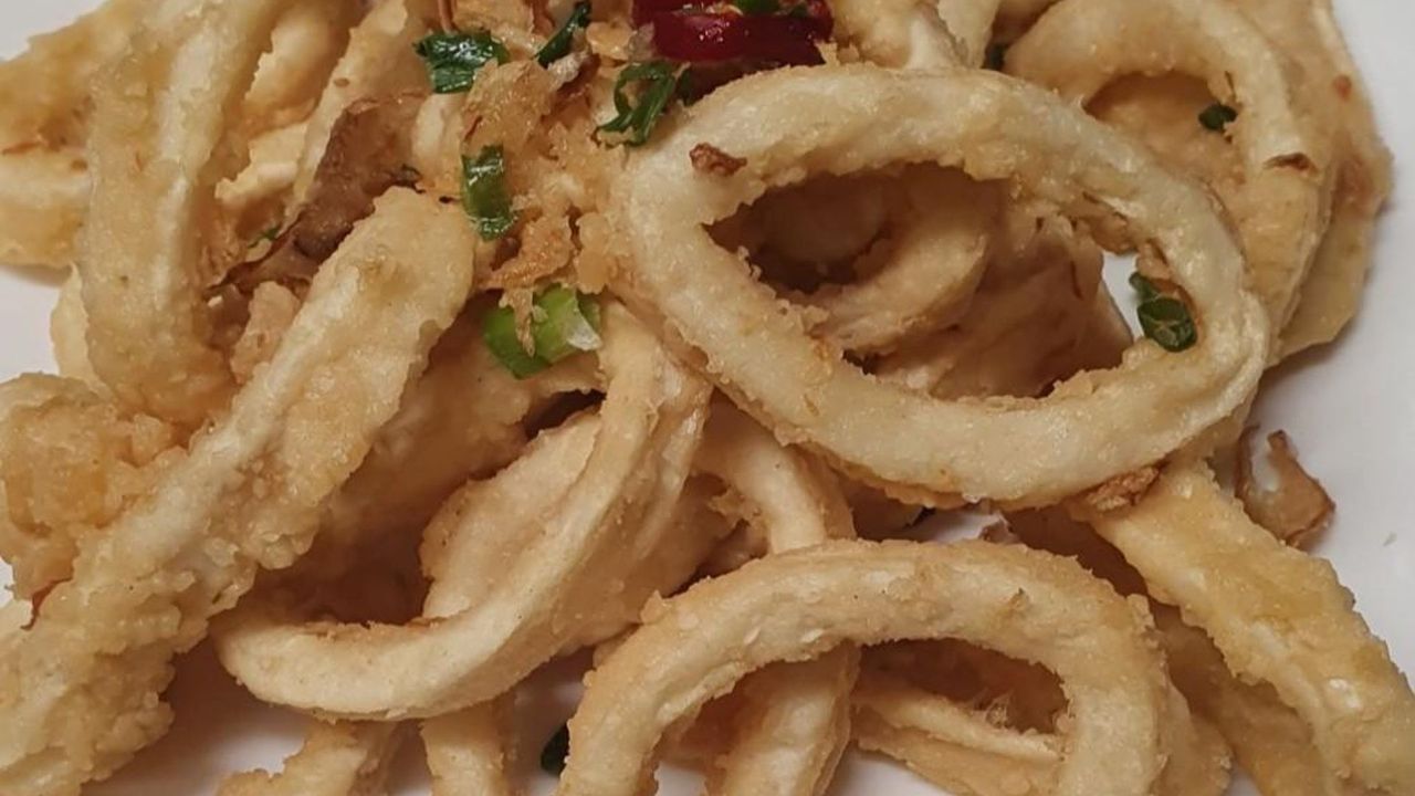 Salted and Spiced Calamari Rings
