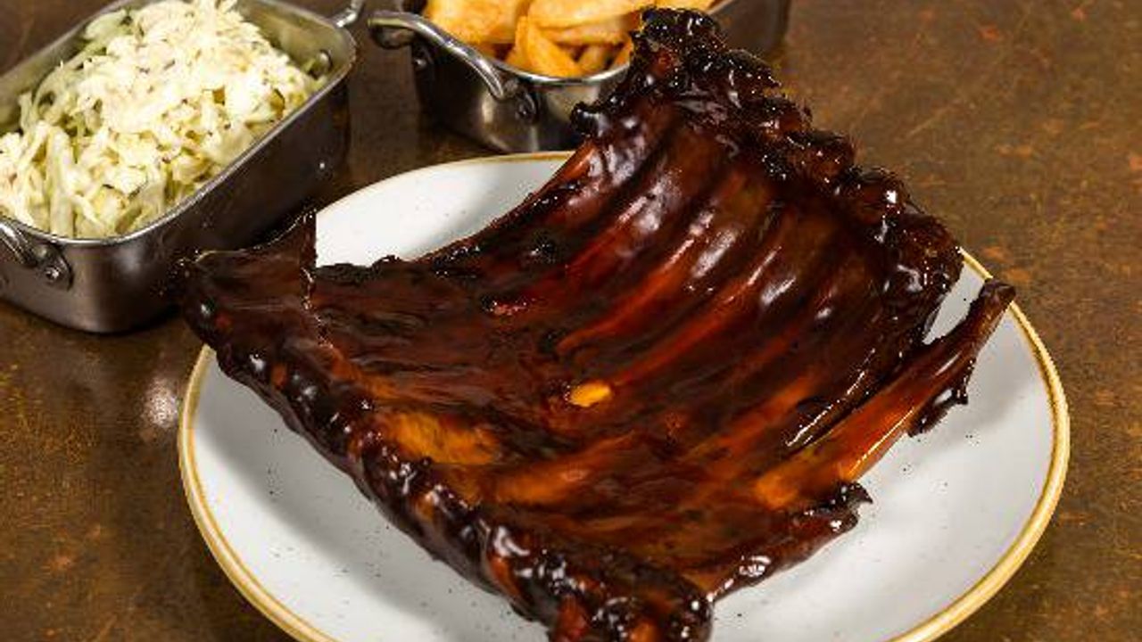 Louisiana Style Sticky Pork Ribs (half)