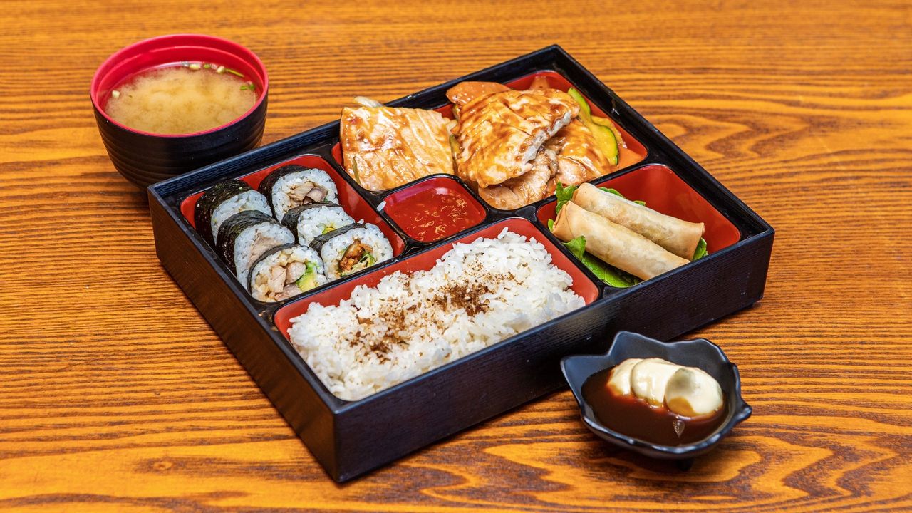 Teriyaki Salmon Bento