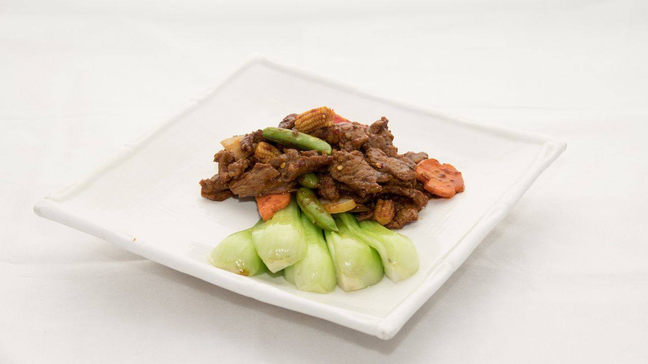 0F3. Stir-Fried Beef & Chinese Broccoli