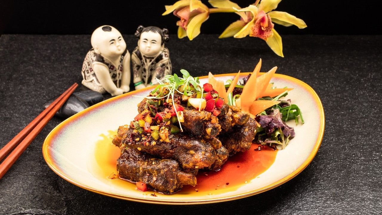 Double Cooked Pork Ribs in Spices