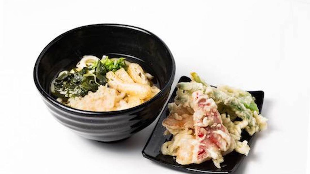 Vegetable Tempura Udon (V)