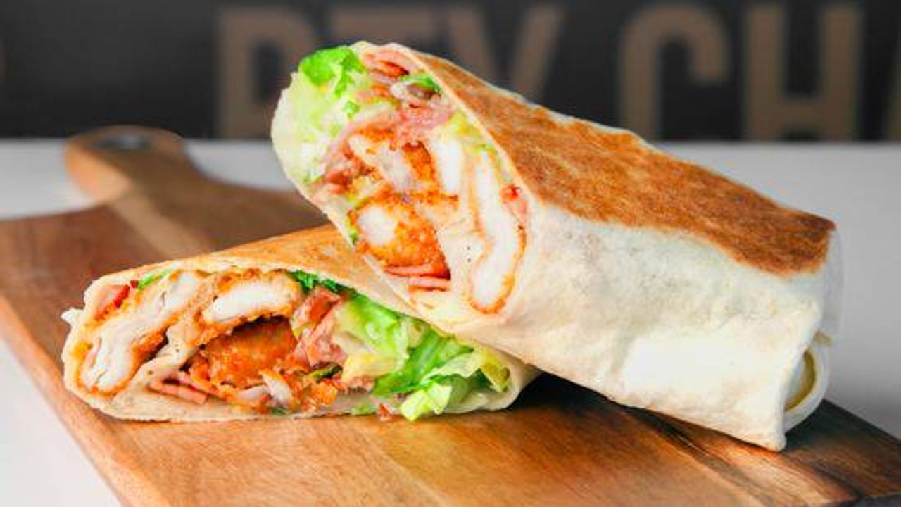 Crispy Chicken and Bacon Wrap
