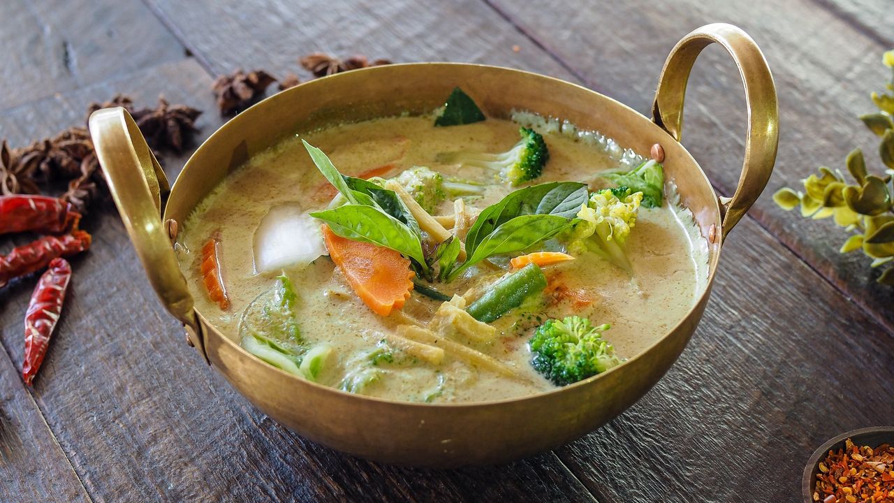 Green Curry Vegetables