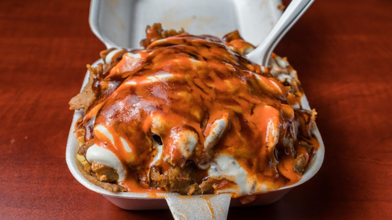 Large HSP with can of drink or water