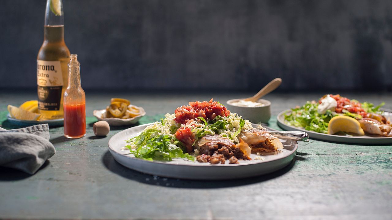 Mexican Beef Crepes