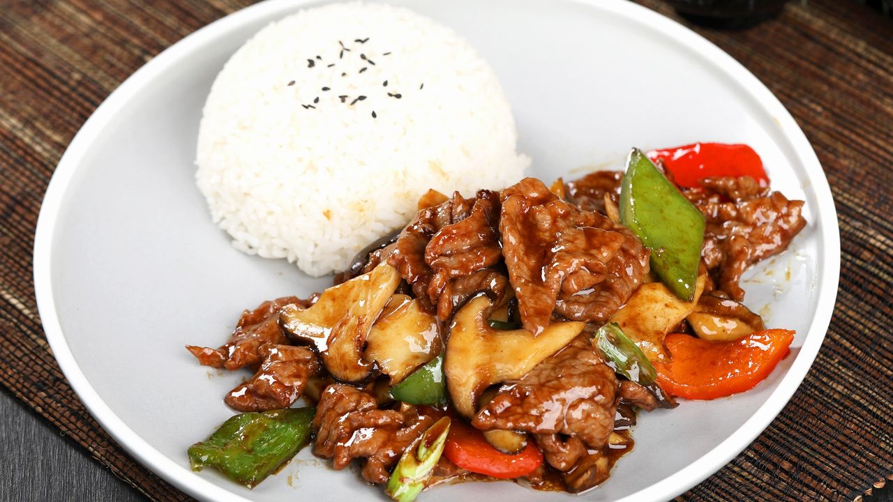 Beef Slice with Eryngii Mushroom