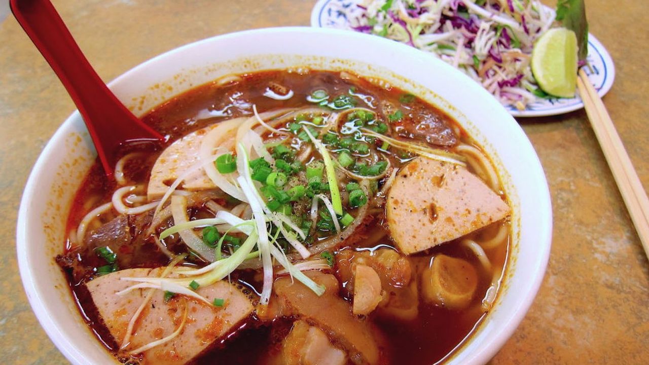 Hot Spicy Pork & Beef Noodle Soup