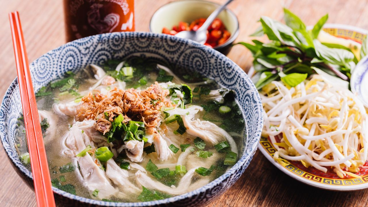 Poached Chicken Pho