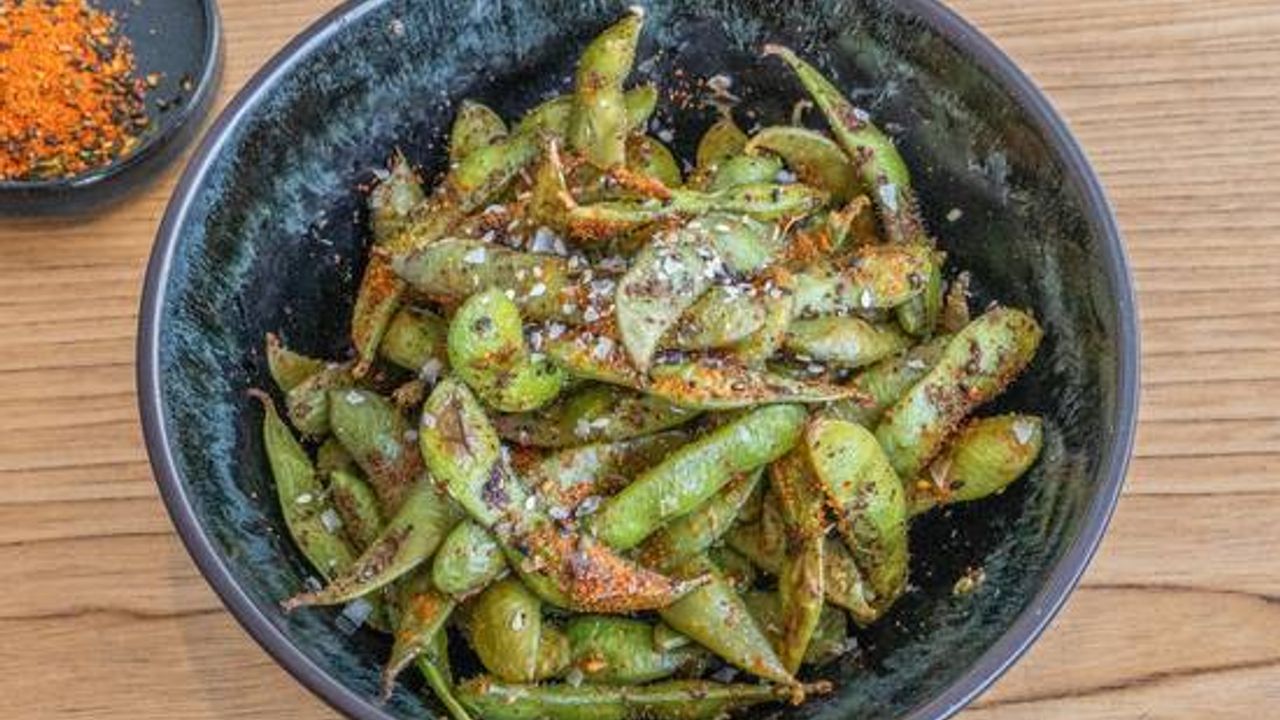 Spiced Edamame (V)