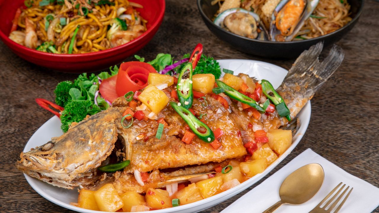 Whole Barramundi Chilli
