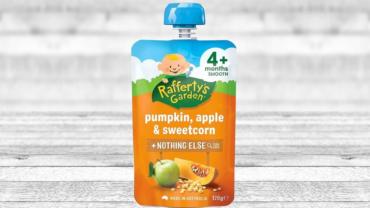 Rafferty's Garden Baby Food Pumpkin, Apple & Sweetcorn 120G