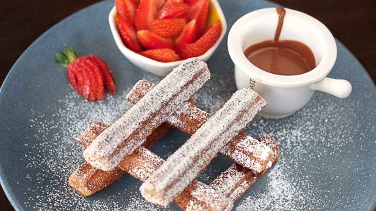 Strawberry Churros for One