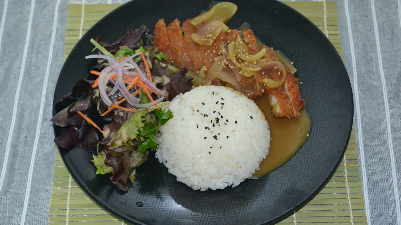 Japanese Curry Chicken Katsu Meal