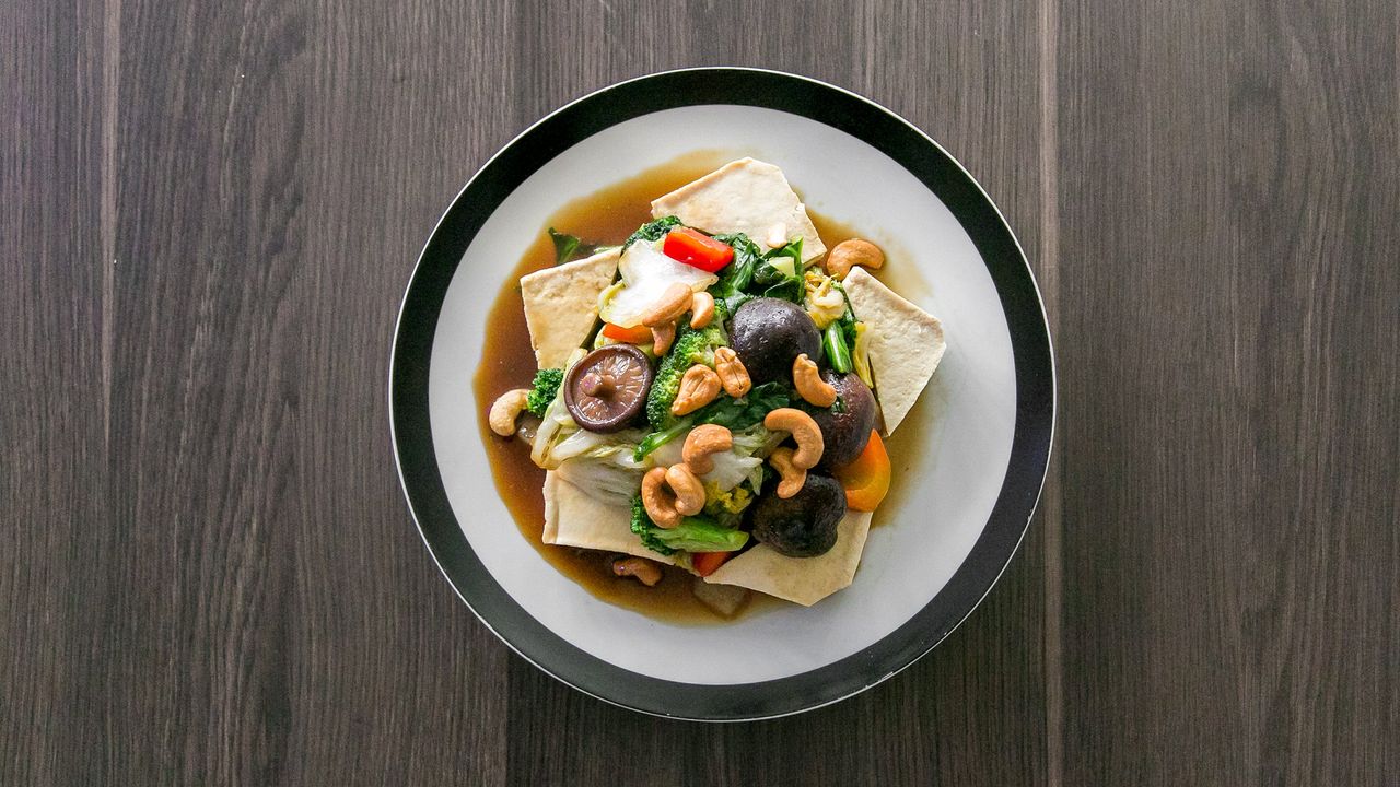 Stir Fried Healthy Shiitake Mushroom (V)