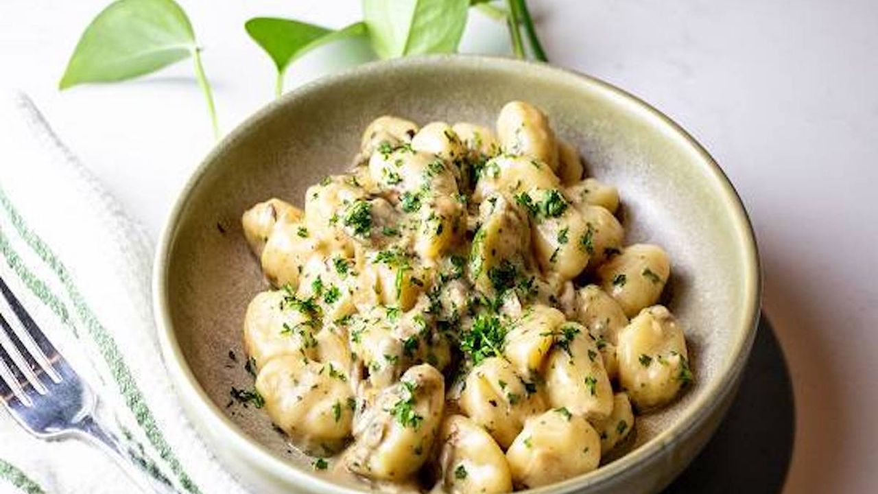 Creamy Mushroom and Truffle Gnocchi
