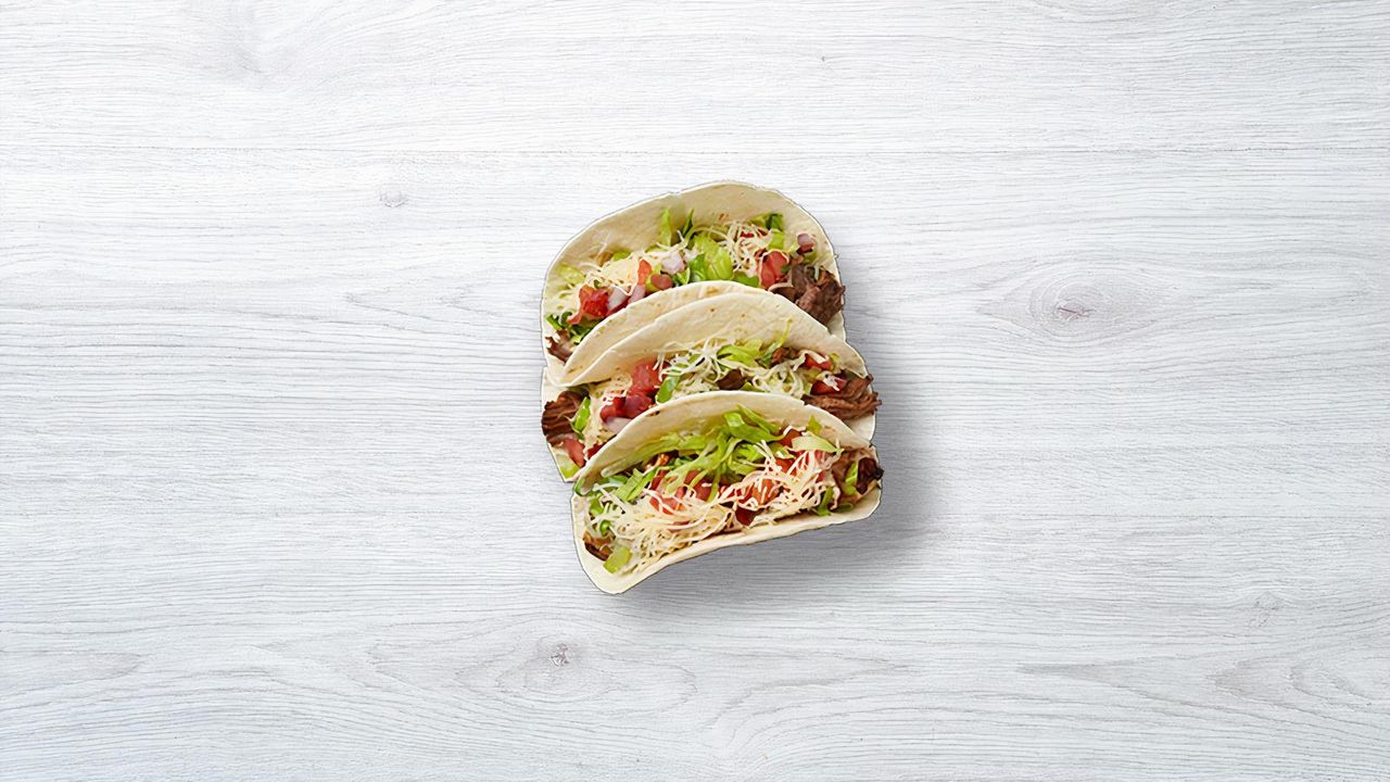 Three Soft Tacos