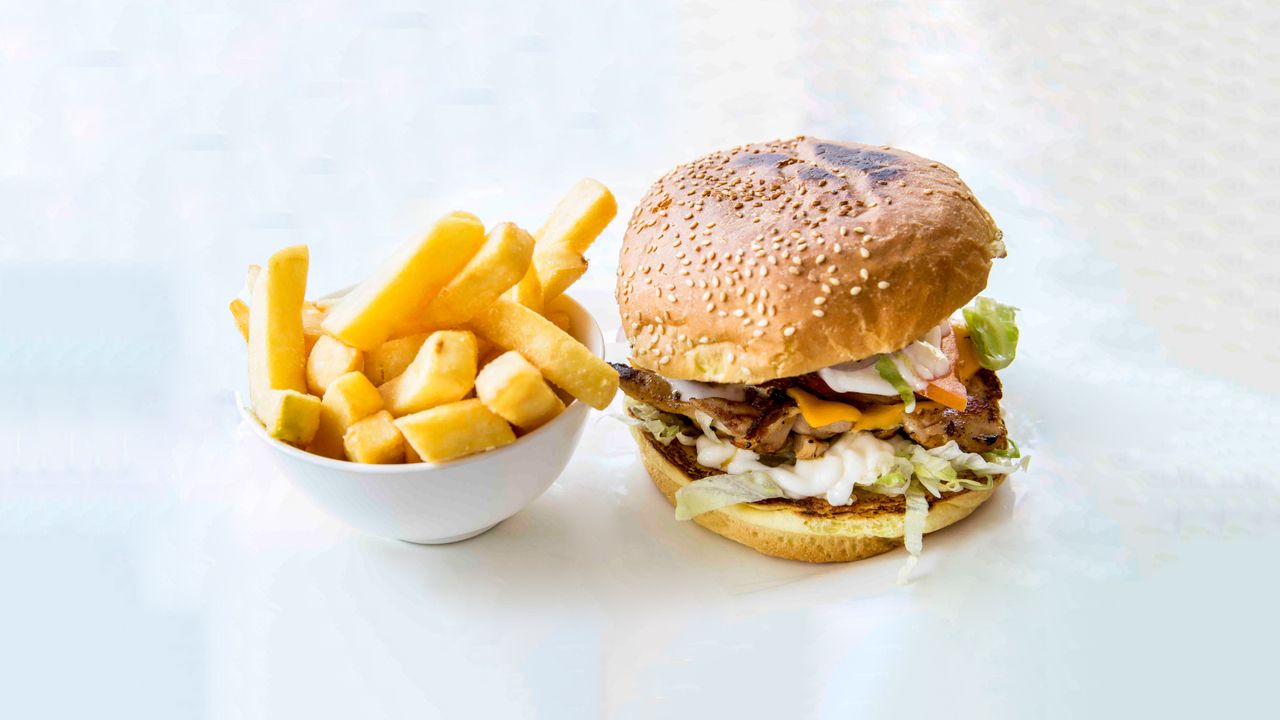 Schnitzel Burger Combo