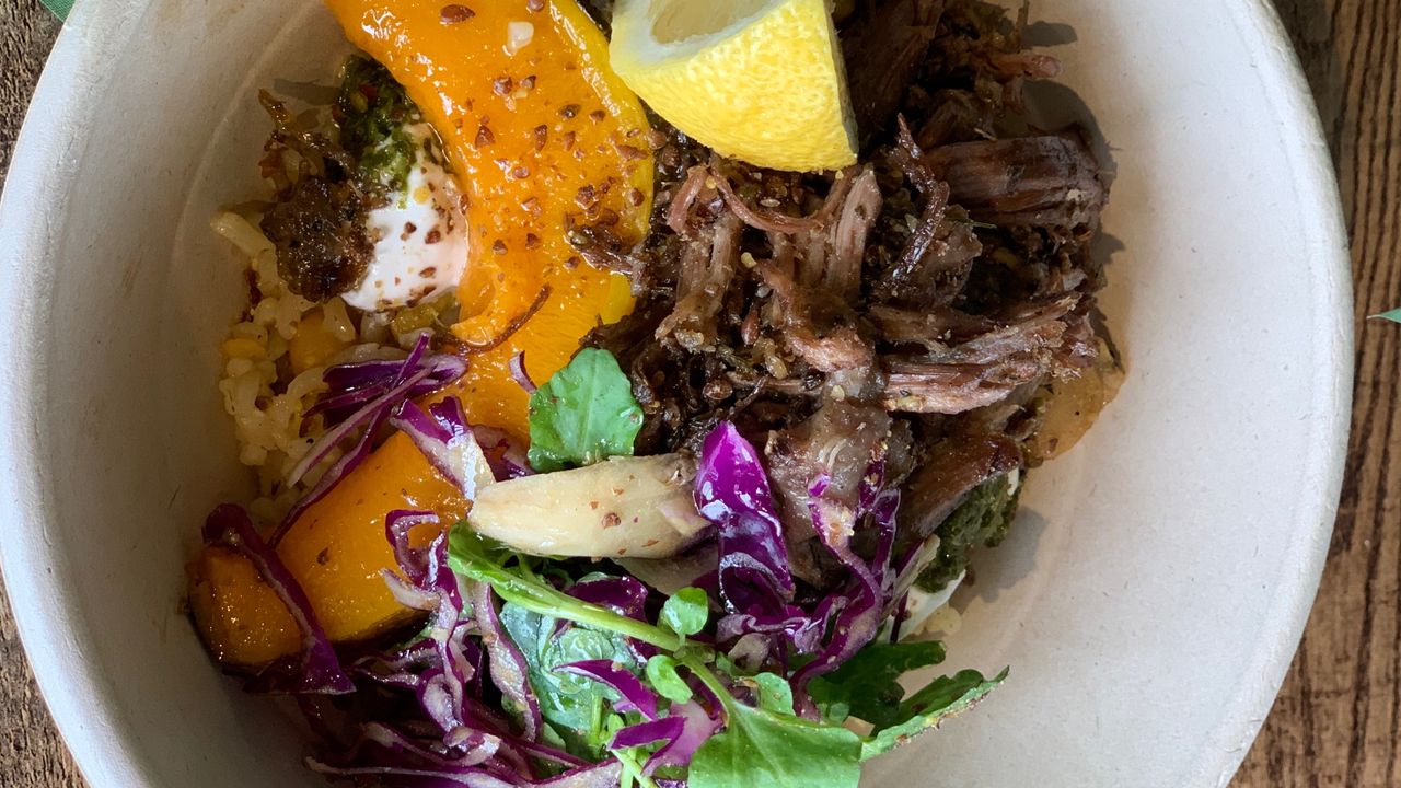 Moroccan Lamb Salad Bowl