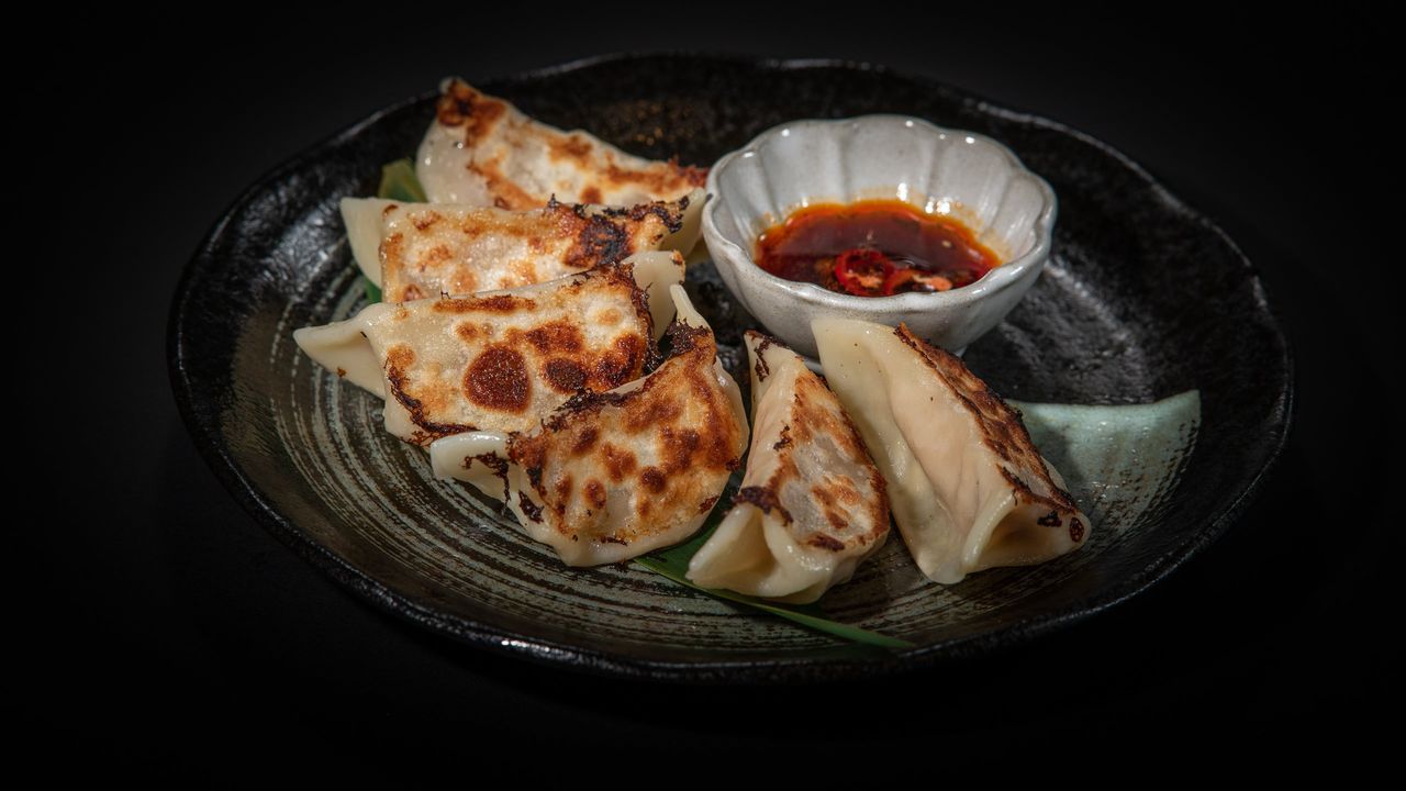 Pan Fried Pork Gyoza (6 Pieces)