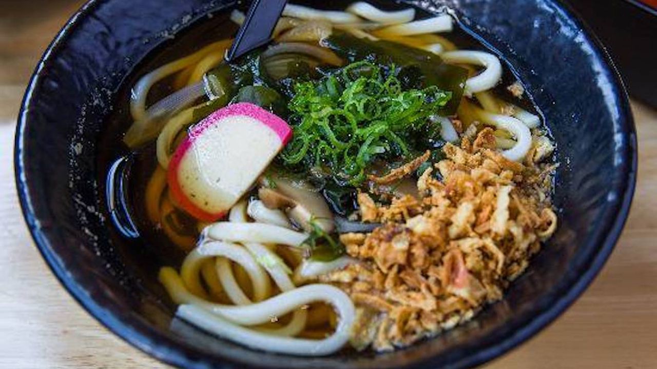 Udon With Veggie Tempura