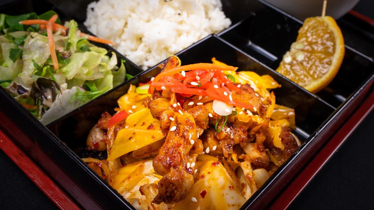 Spicy Chicken Bento