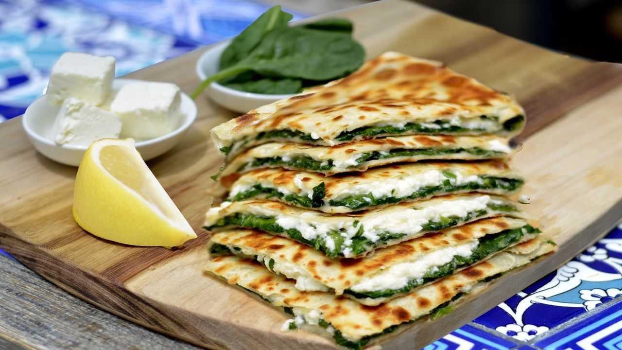 Feta & English Spinach Gozleme