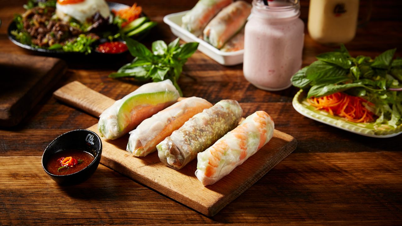 Chicken Avocado Rice Paper Roll