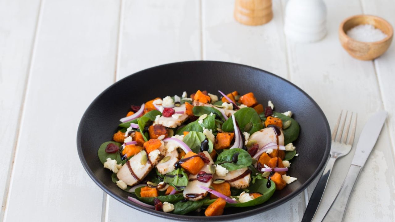 Sweet Potato and Chicken Salad