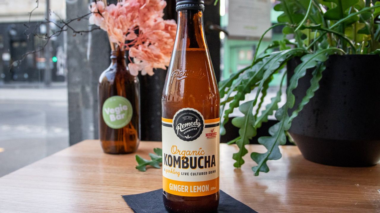 Ginger Lemon Kombucha
