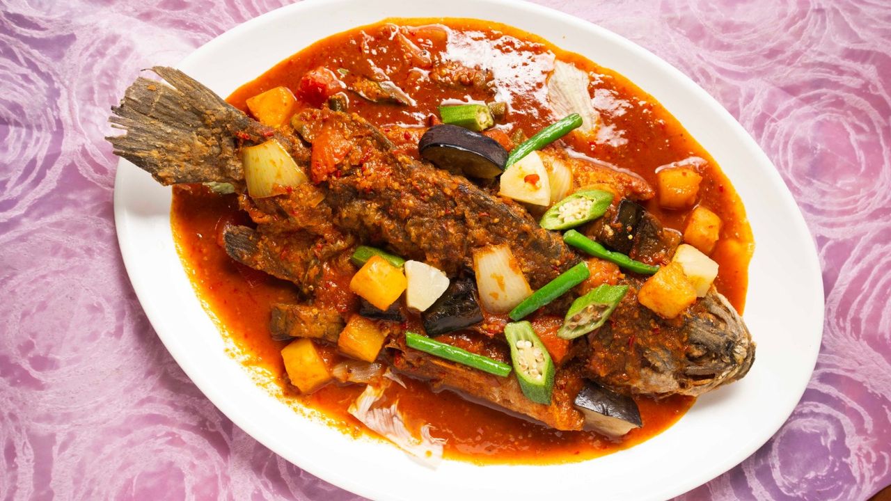 Whole Barramundi(Assam Style)