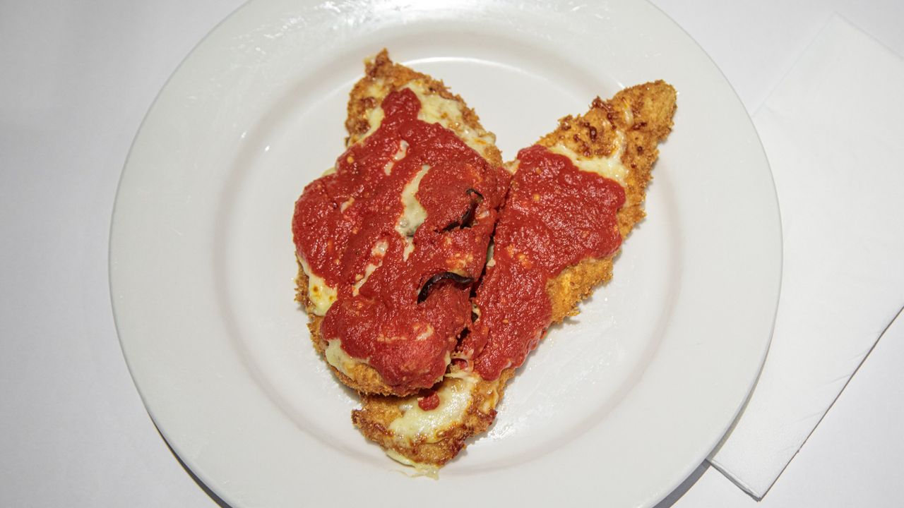 Crumbed Chicken Parmigiana