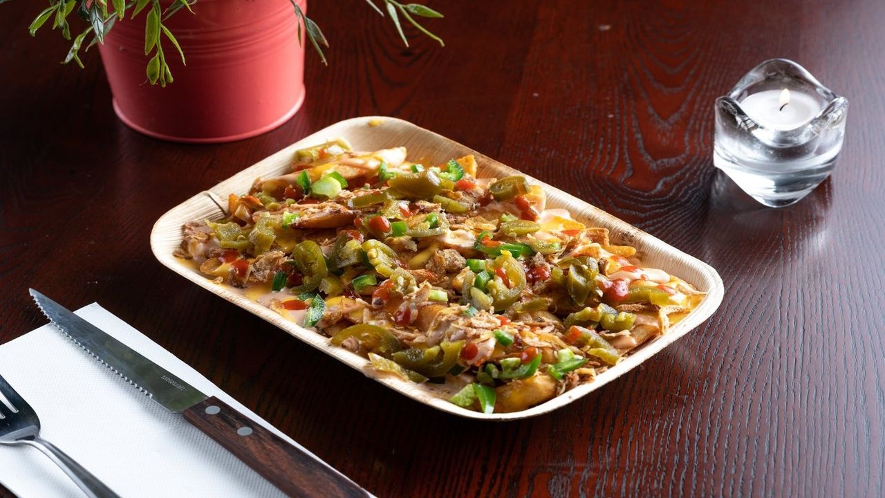 Mid East Loaded Fries (Vegetarian)