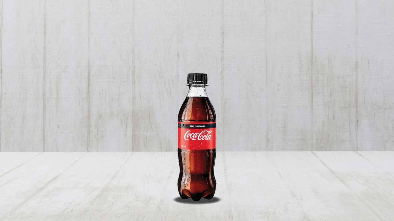 Coca-Cola No Sugar 390ml Bottle