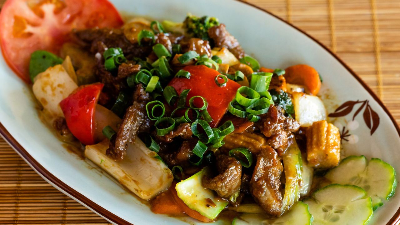 Lamb with Mongolian Sauce