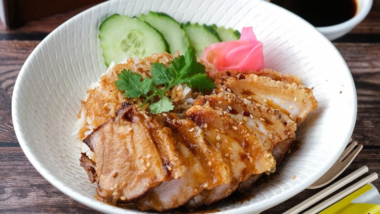 Crispy Pork Belly Thai-Style Sauce