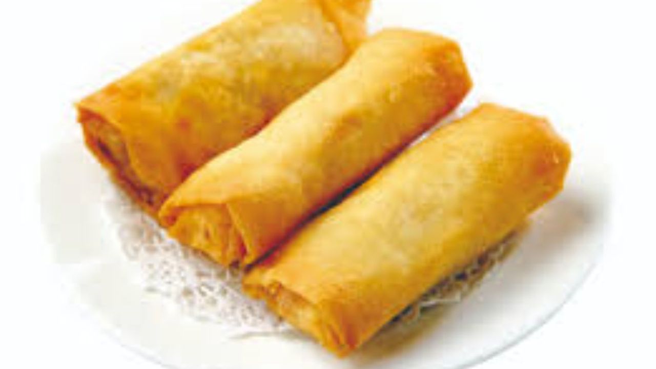9 Vegetarian Spring Roll (5pc)