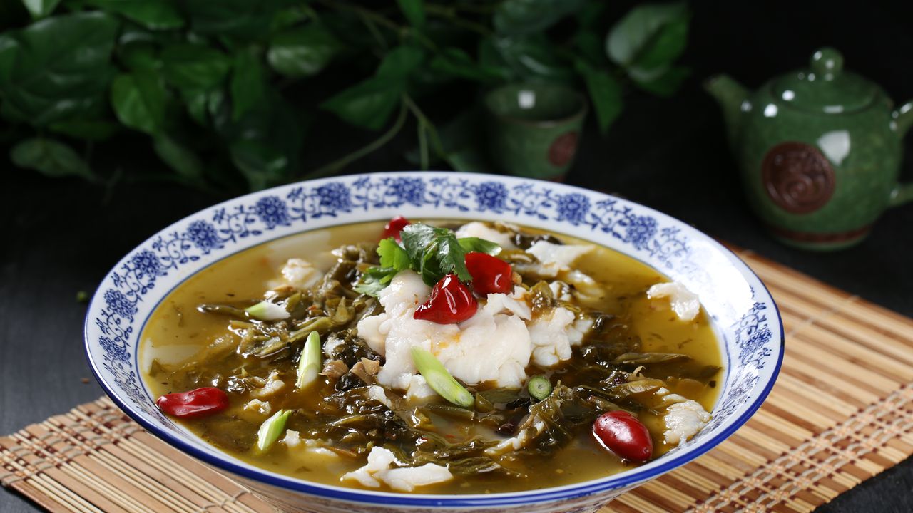 Fish Slices With Pickled Vegetables