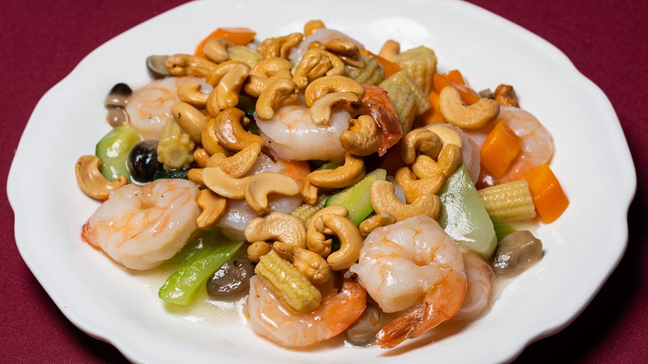 Stir Fried Prawns with Cashew Nuts