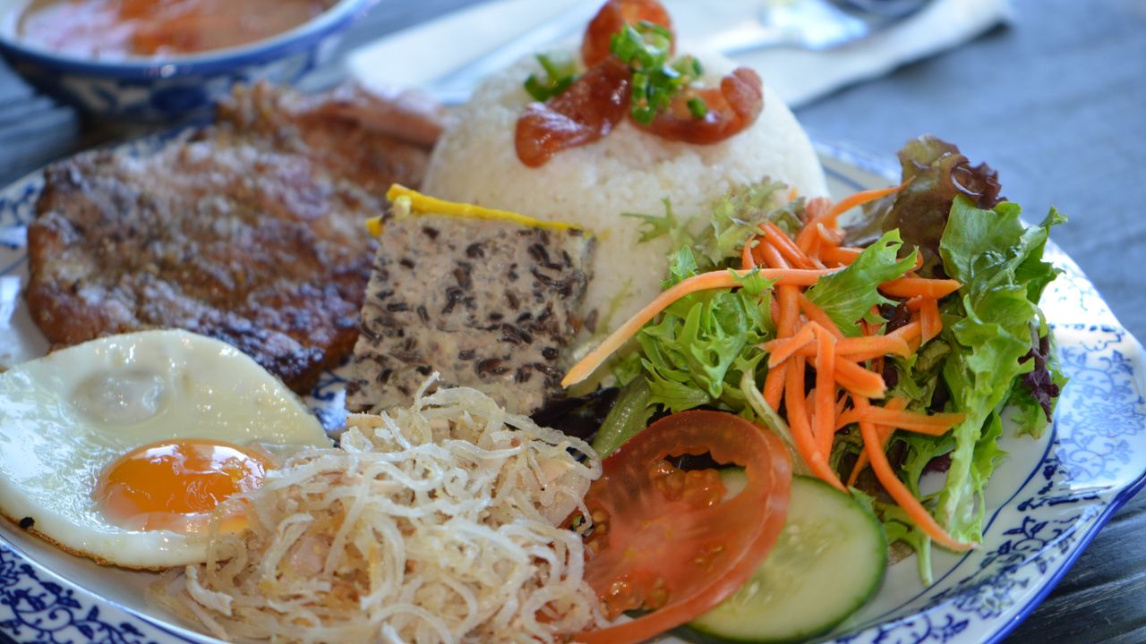 Saigon-Style Broken Rice with the Lot