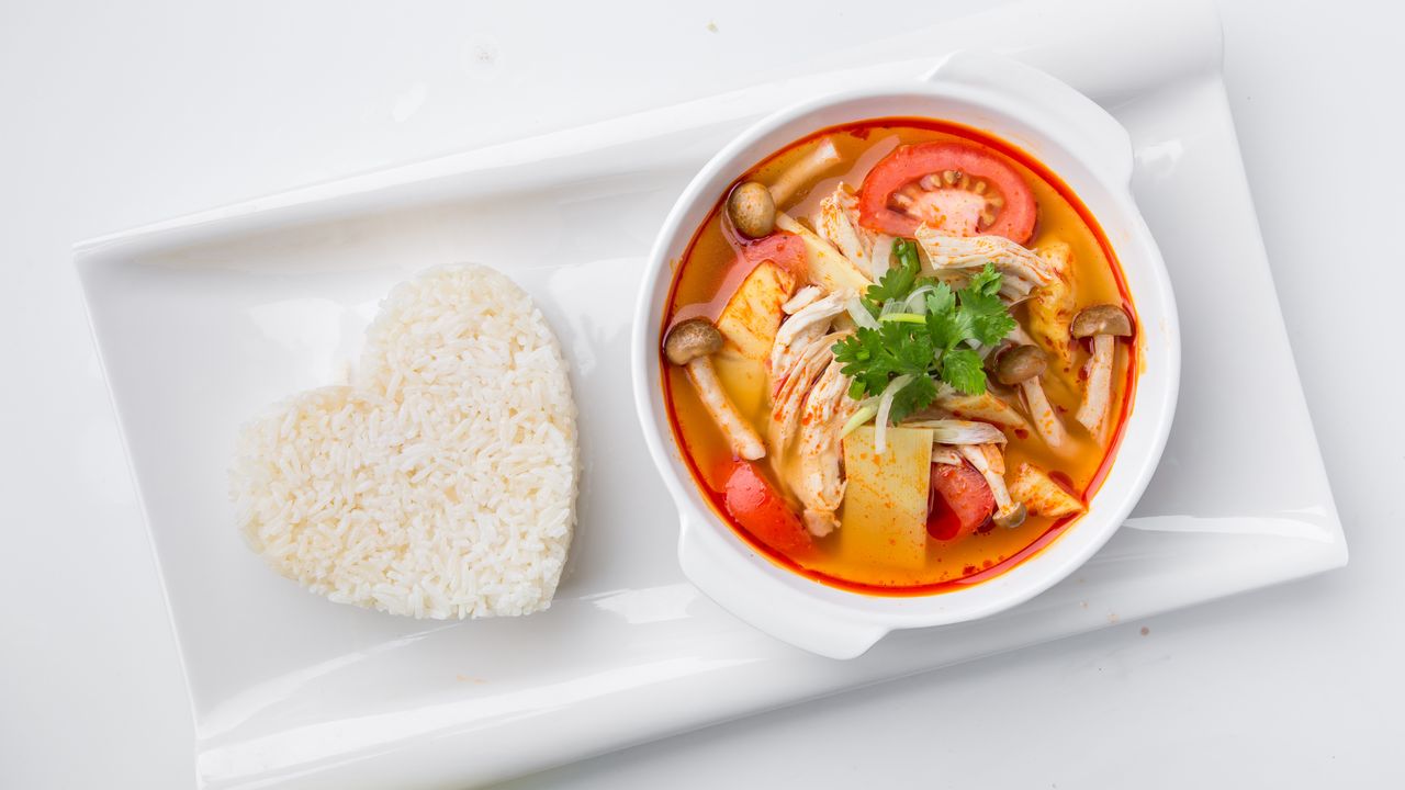 97. Tom Yum Soup with Rice