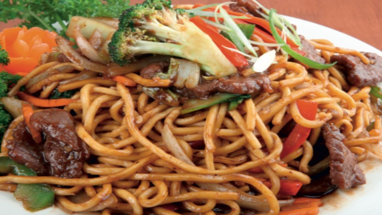 9. Mongolian Beef Noodles