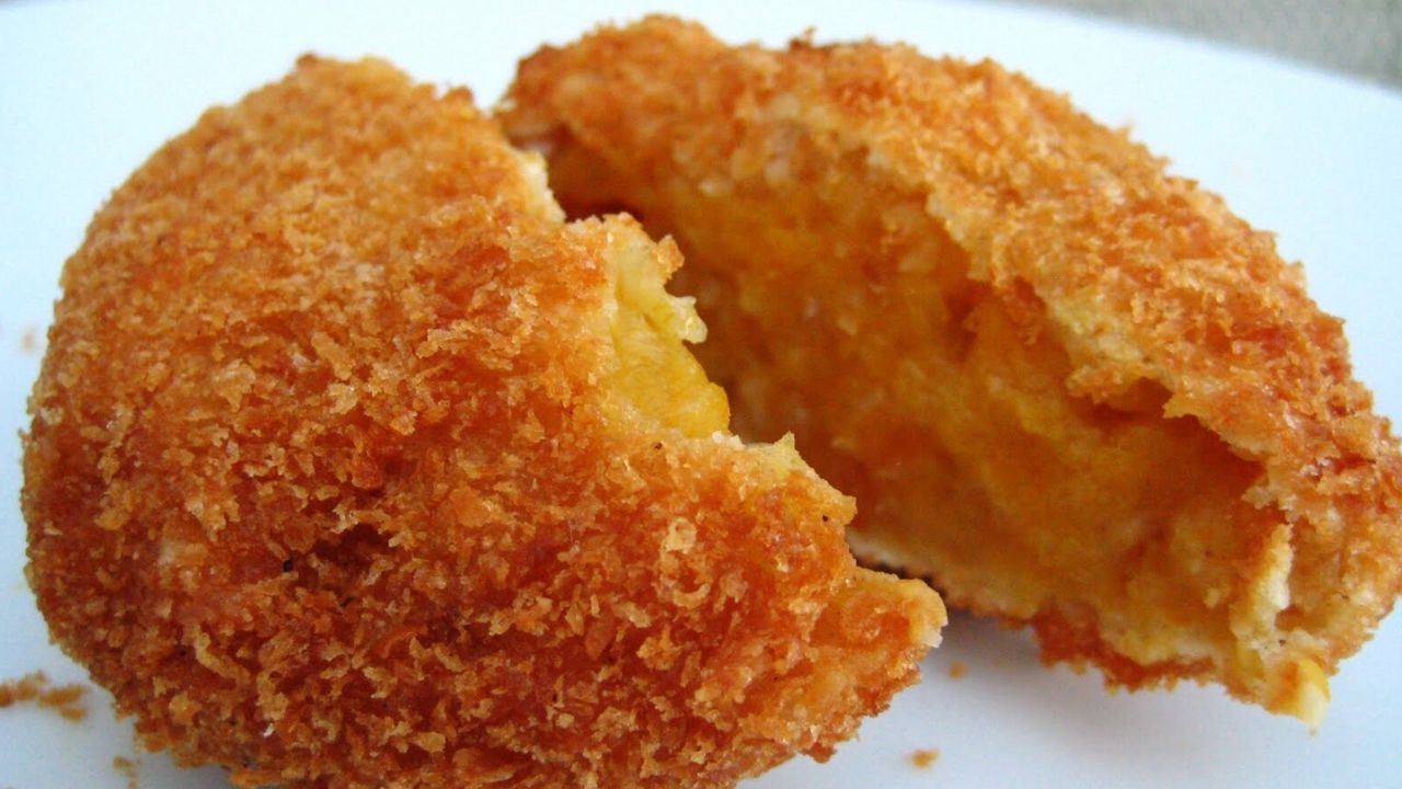 Japanese Kabocha Pumpkin Croquette /日式炸南瓜饼 (2)