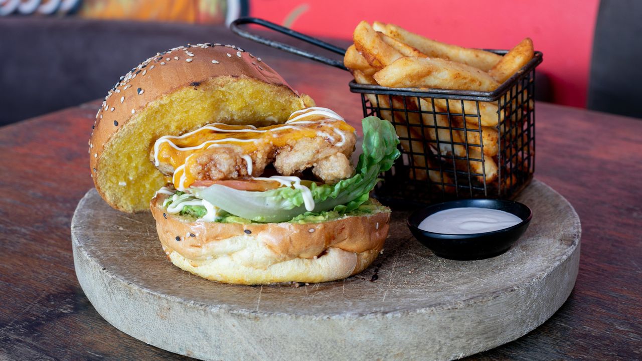 Buttermilk Karaage Chicken Burger