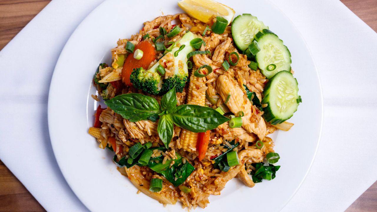 Spicy Fried Rice & Chilli Sweet Basil