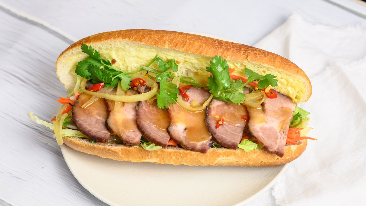 BBQ Pork Baguette